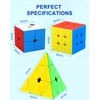 CFMOUR Speed Cube Set - Moyu Meilong 2x2x2 3x3x3 Pyramid