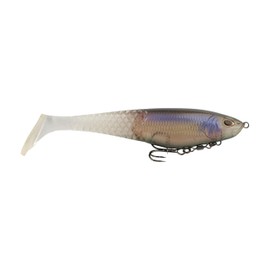 Berkley PowerBait® CullShad Fishing Bait, Ghost Morning Dawn, 6 in, Soft Swimbait, Equipped with Fusion19™ Hook, Smart Weighting System
