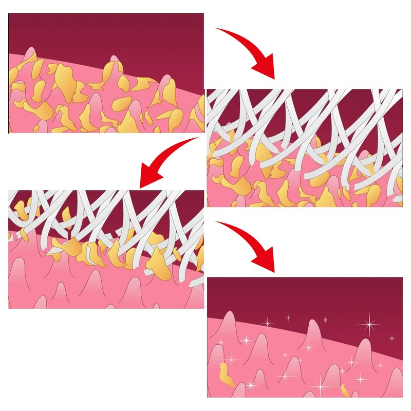 Tongue Brush W-1 (Double One) Set of 2 Colors Available