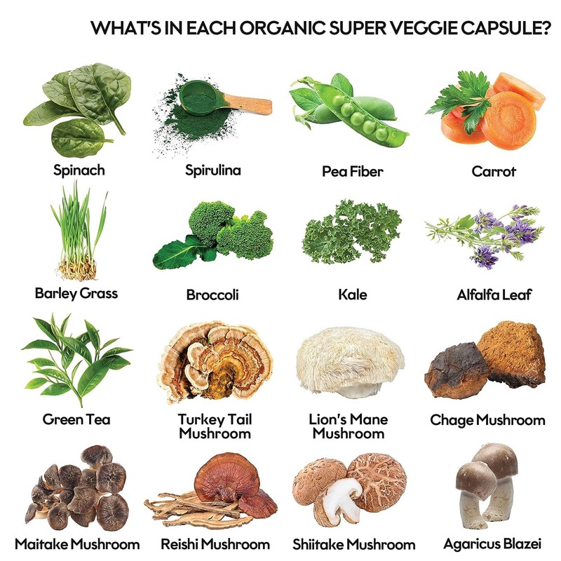 Fruits and Veggies Supplement Powerfull Blend of 39 Whole Fruits