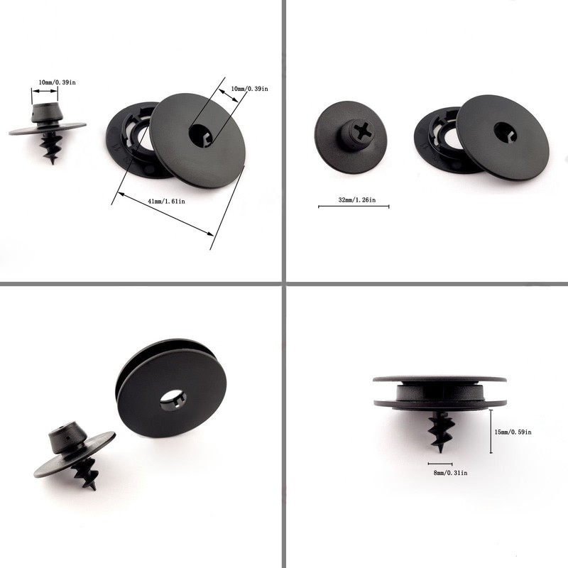 JIFFYY 2 Universal Car Mat Carpet Clips Fixing Grips Floor