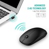 Wireless Mouse, Vssoplor 2.4G Slim Portable Computer Mice with Nano