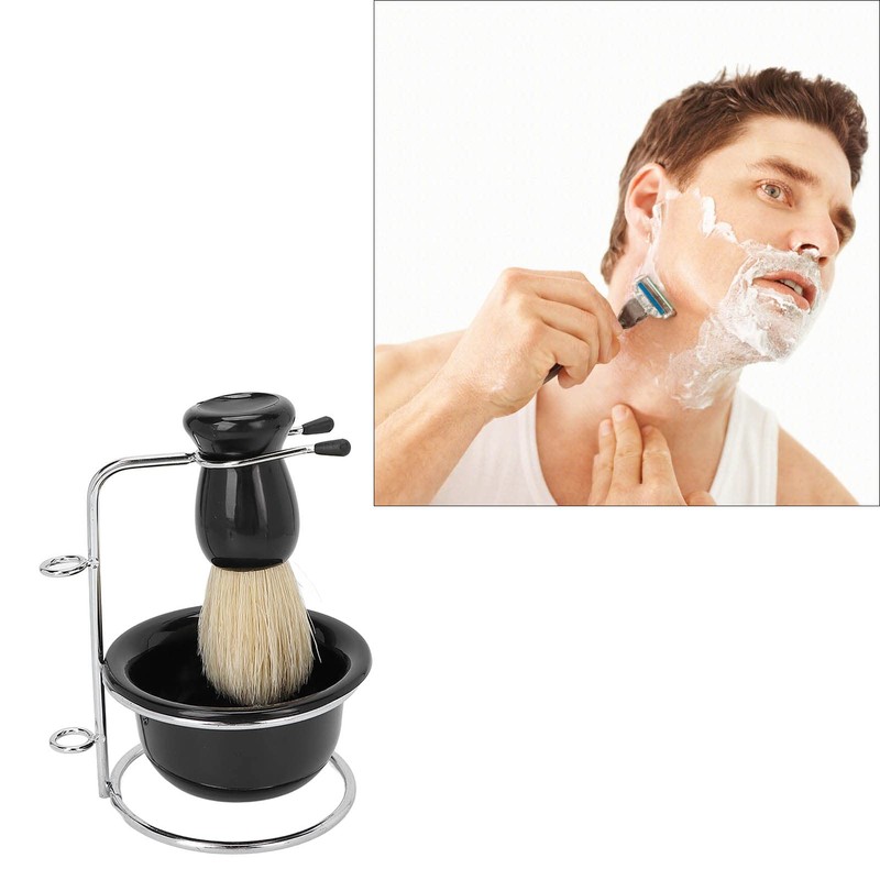 Beard Shaving Brush, Good Gift Shaving Brush Set Nylon Brush