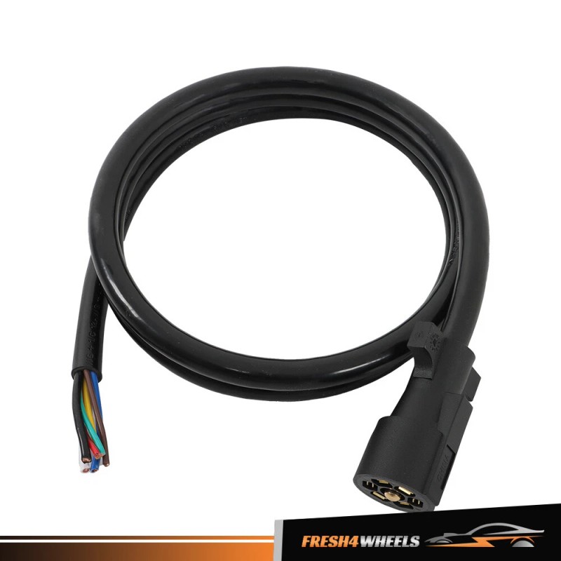 Antoc Tool 6ft 7-Pin 7 Prong Trailer Plug Cord Wire