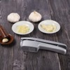 Garlic Press 2-in-1 Mincer, Crusher and Slicer with Peeler &