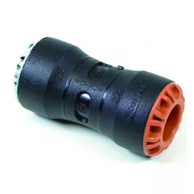 Plass-ONE 20mm x 15mm Push Fit MDPE to Copper Coupling