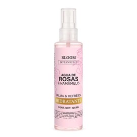 Tónico Facial de Agua de Rosas y Hamamelis | Hidratante, Calmante y Refrescante | Piel Mixta, Grasa y Sensible (TONICO DE ROSAS 125 ML)