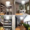 2-Pack Motion Sensor Ceiling Lights Hard-Wired, 9Inch Indoor Motion Activated