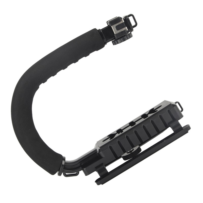 Camera Handheld Stabilizer ABS Sponge Adjustable Angle U Shaped Foldable