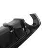 WENQI Glossy Black Rear Bumper Diffuser & Rear Spoiler Fit