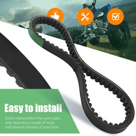 JUUDDENPARTS 669-18-30 Drive Belt, Replacement for 4 Stroke GY6 49cc 50cc QMB139 Scoote ATV Quad Moped