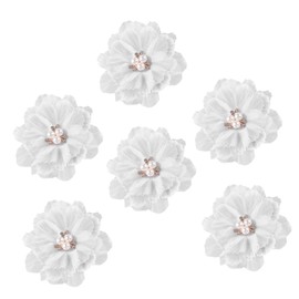 IWOWHERO 6pcs Beautiful Women Hair Clips Girl Hairdressing Clip Simple Flower for Diy Styling