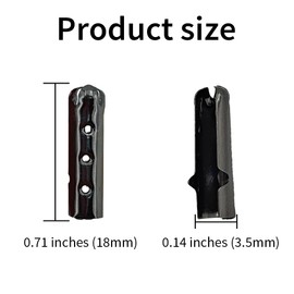 15PCS Aglets for Shoelaces 3.5x18mm Gun Black Metal Shoe Lace Tips End Caps for Sneaker Repair Replacement and Shoelace Ends for Hoodies Drawstrings DIY Decorative Projects
