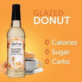 Jordan’s Skinny Syrups Glazed Donut, Sugar Free Flavoring Syrup, 25.4 fl Ounce Bottle