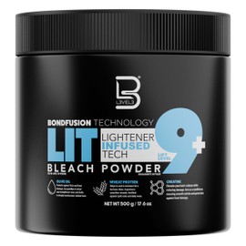 Level 3 BondFusion LIT Bleach Powder - Hair Lightener with Olive Oil and Wheat Protein to Protect and Fortify Hair - Create Highlights, Balayage or Full Hair Transformation - 500 Grams