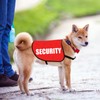 JXGZSO Security Dog Jacket Vest - Red, Medium or Large,