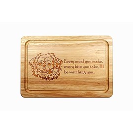 Tibetan Spaniel Wooden Chopping Board 30 x 20 cm