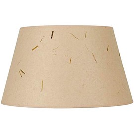 Cal Lighting SH-8115-19F Round hardback Rice Paper Shade, Kraft