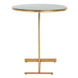 Safavieh Home Sionne Hunter Green and Gold Round C Table