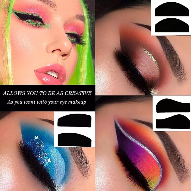 Universo en Linea Plantillas 8pz Aplicar Maquillaje Delineado Sombra Contour