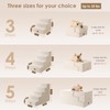 EHEYCIGA Dog Stairs for High Bed 22.5”H, 5-Step Dog Steps