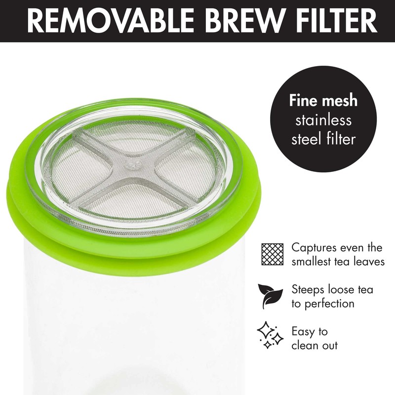 Primula Press and Go Iced Tea Maker, Travel Tumbler, Infuser