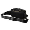 Mustache JJL-0321 Men's Body Bag, Waist Bag, Polyester, Black