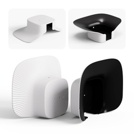 Outdoor Camera Cover Compatible with Eufy SoloCam S340 - Sun Rain UV Shield for Security Monitoring System, Weatherproof ABS Protector for Solar Wireless Security Camera (Cover Only)