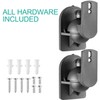 WALI SWM202 Dual Speaker Wall Mount Brackets Multiple Adjustments for