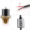 Baomain 1 inch DC 24V Brass Electric Solenoid Valve Water