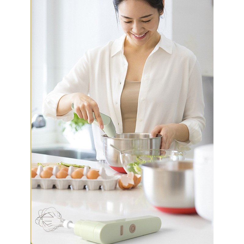 6 In1 Garlic Beater Wireless Garlic Masher Multifunctional Mini Handheld