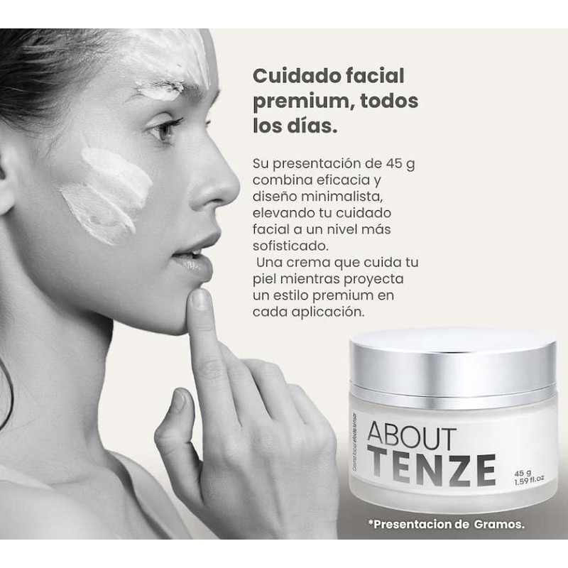 About Tenze Crema Facial Reafirmante – Efecto Tensor, Hidratación Profunda