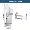 Litoexpe 12 Pcs 1/2 Inch Mini Metal Spring Clamps Alligator