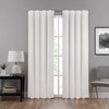 ECLIPSE DraftStopper Room Darkening Curtains for Bedroom - Summit Solid
