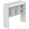 SEGAWE White Office Organization Shelves for Top of Desk Organizers