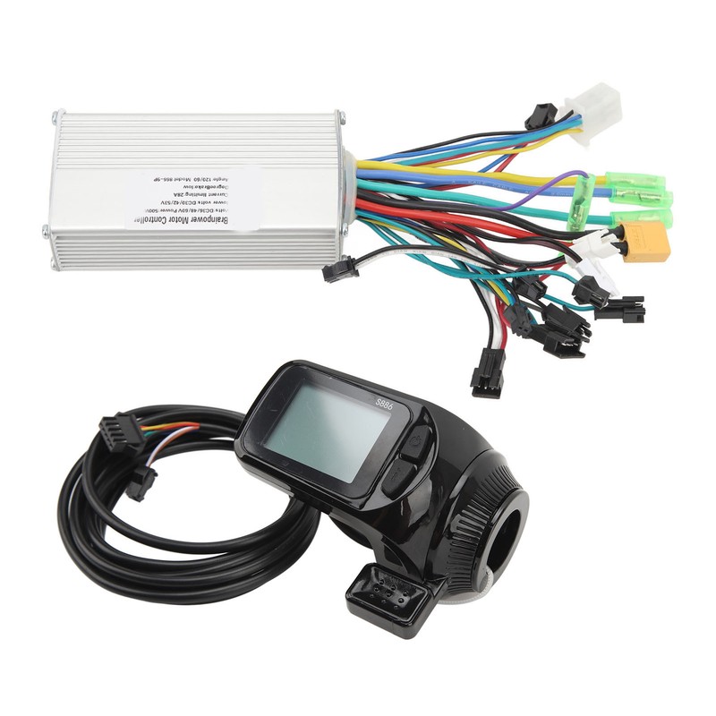 Brushless Motor Controller 36V 48V 60V 500W 28A 3 Mode
