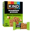 KIND Breakfast Protein Bars, Apple Cinnamon, Gluten Free, Low Sodium,