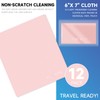Metene 12 Pack Microfiber Cleaning Cloth (6 "x7"), Individually Wrapped