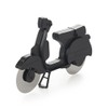 balvi Pizza Cutter Scooter Black Plastic/Stainless Steel