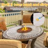 Pack of 24 Ceramic Wool for Table Fireplace, for Indoor