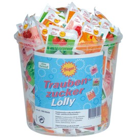 Frigeo Ahoj-Brause Dextrose Lolly - Pack of 100 in 750g Bucket