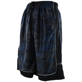 ChoiceApparel Mens Two Tone Training/Basketball Shorts with Pockets (S up to 4XL) (3XL, 389-Navy)