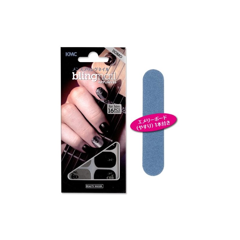 Beauty Nailer Nail Tip Men's Bling Nail BLM-2