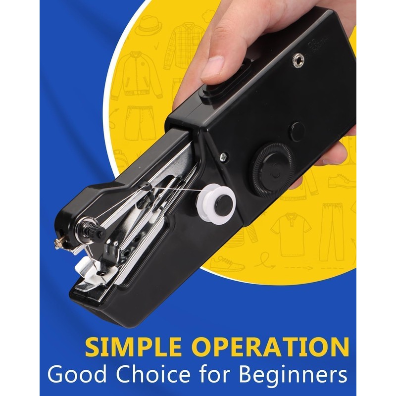 Handheld Sewing Machine, Portable Sewing Machines, Easy Operate Mini Sewing
