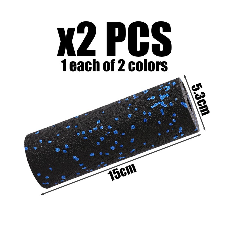 2 Pieces Mini Massage Rollers, Muscle Relaxation Tools, Foam Rollers,