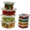 Clear Deli Food Storage Containers With Lids Tamper evident security
