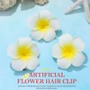 Zoestar Hawaii Plumeria - Horquillas para el pelo (3 unidades,