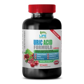 Cápsulas Alivio Gota - Fórmula Ácido Úrico 1430mg - Extracto de Granada 40% 1B