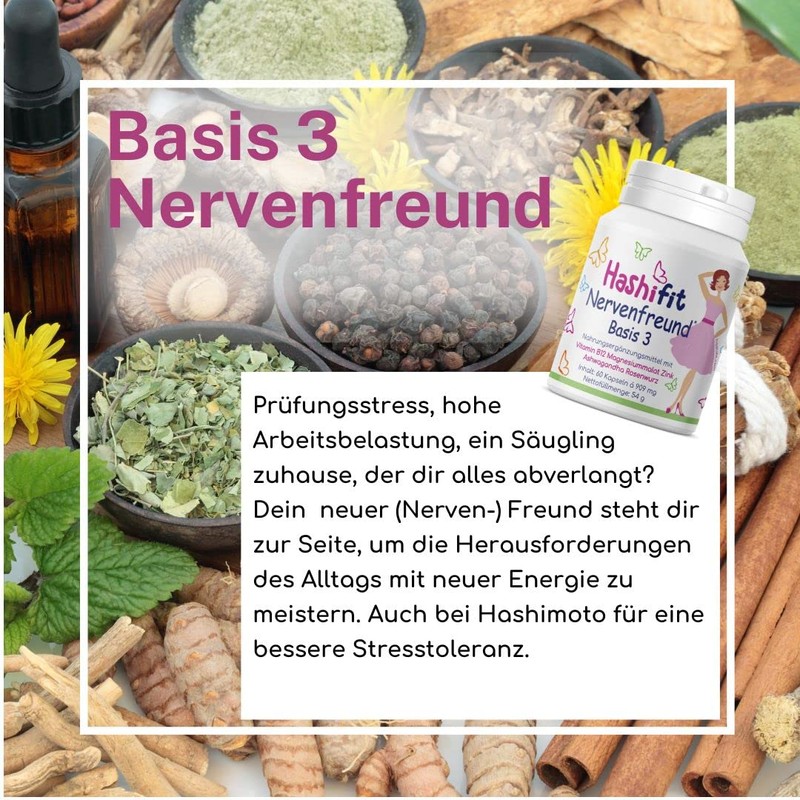 Basis 3 Nerve Friend Help in Stressful Times, for Poor
