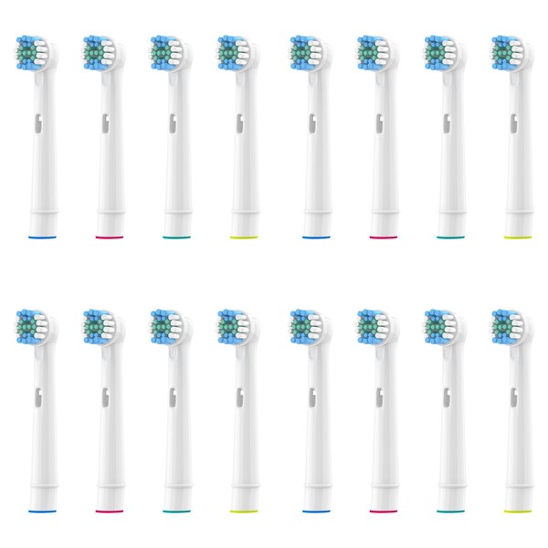 WyFun Replacement Brush Heads for Oral B Electric Toothbrush, Pro White, Sensitive Gum Care and Dual Clean,Sensi,Whitening (16)